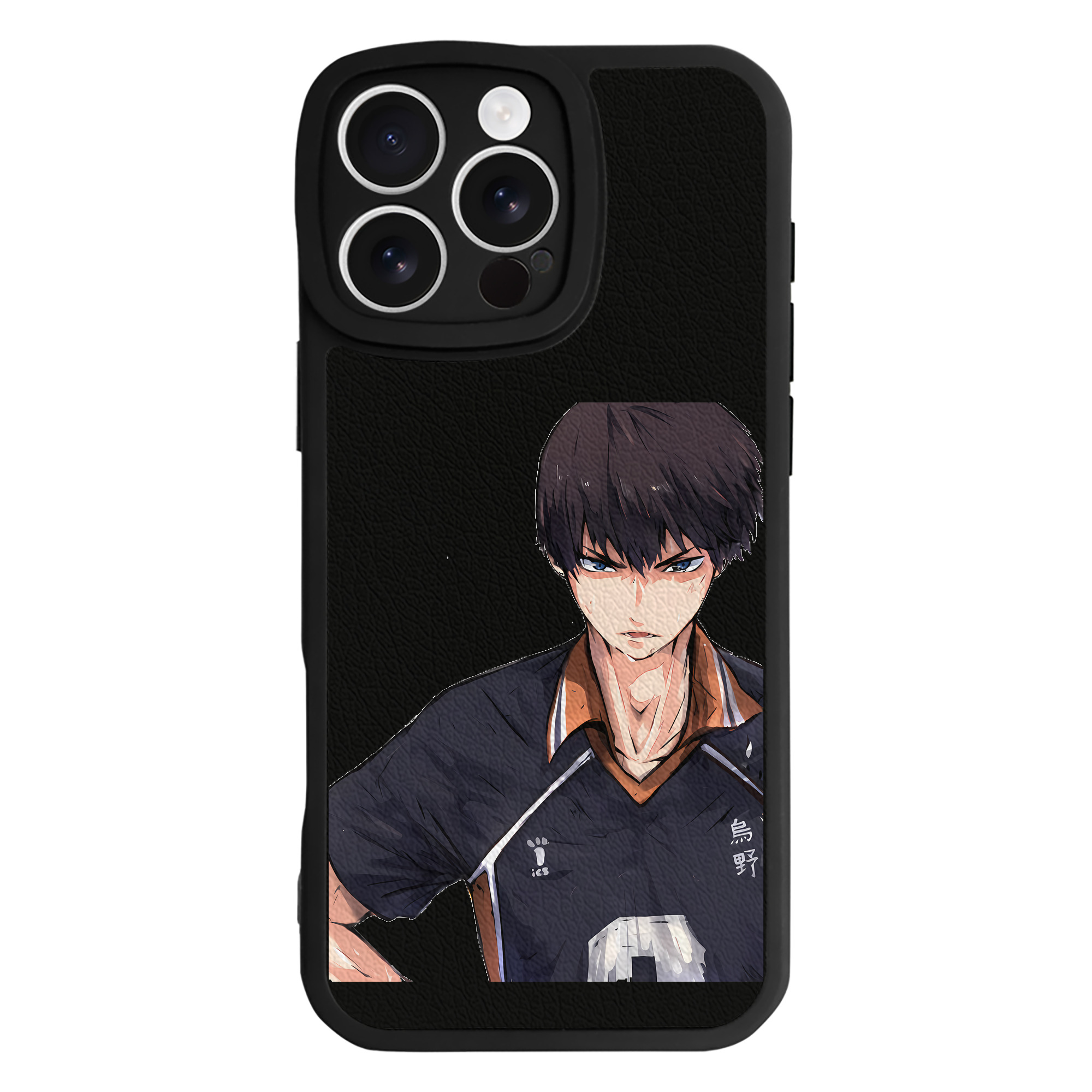 （画像用） ハイキュー!! Haikyu!! 【iPhone 16シリーズ対応】シリコンスマホケース（レザー調） 材質：シリコン